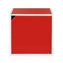 Cubo con Anta Composite in Legno Rosso-2