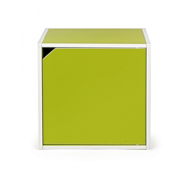 Cubo con Anta Composite in Legno Verde-2