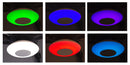 Speaker con Led Ø15 cm per Ombrellone da Giardino Bluetooth con Telecomando Multicolor-3