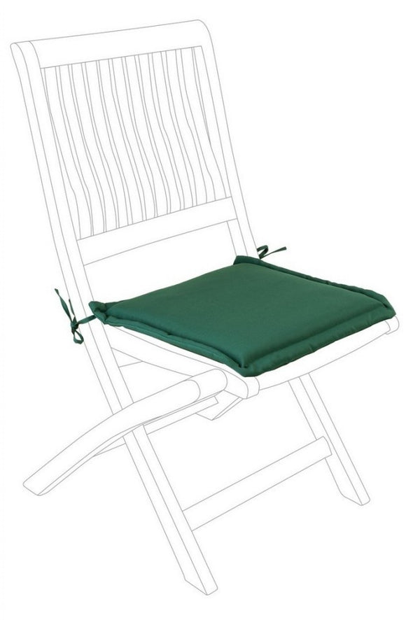 sconto Cuscino Poly180 Verde Scuro Seduta Quadrata in Tessuto per Esterno