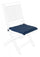 Cuscino Poly180 Blu Seduta Quadrata in Tessuto per Esterno