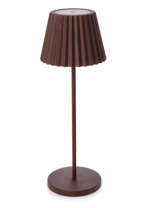 sconto Lampada  da Tavolo Ø12,5x36 cm in Metallo Artika Marrone
