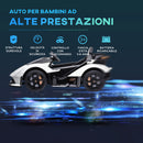Macchina Elettrica per Bambini 12V con Licenza Lamborghini V12 Vision Gran Turismo Bianco-4