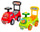 Camioncino Cavalcabile per Bambino 48x23x42 cm con Clacson Rosso o Verde