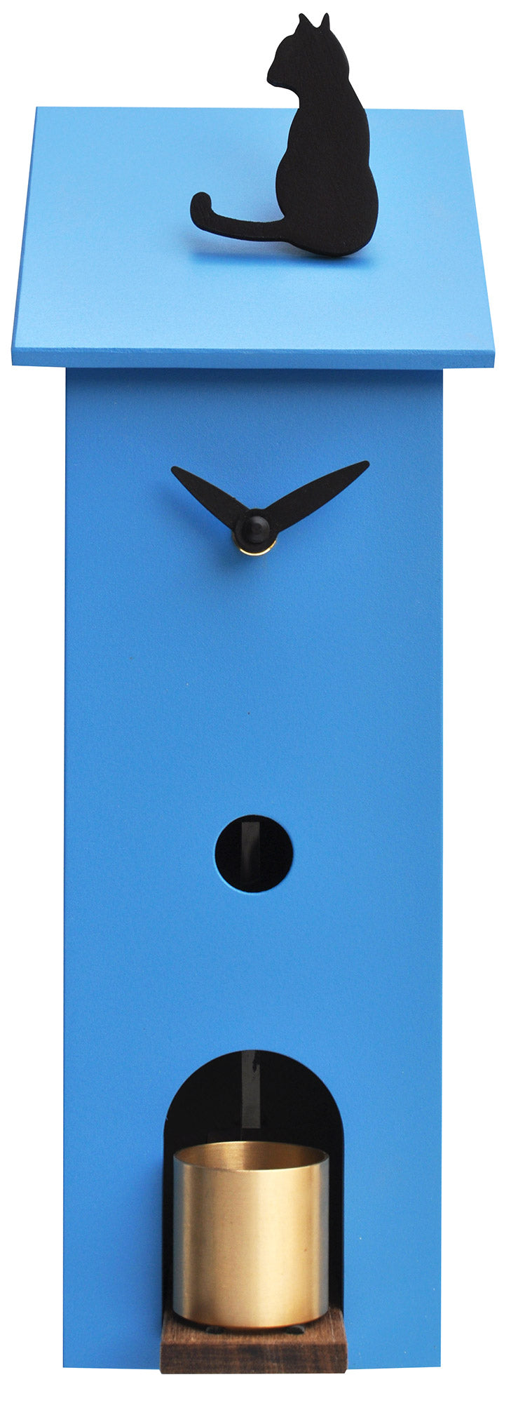 Orologio da Parete 13x37x11cm Pirondini Italia Solitario Blu Chiaro-1