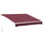 Tenda da Sole 295x250 cm in Alluminio e Poliestere Rosso Scuro