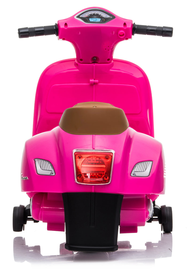 Piaggio Mini Vespa Primavera Elettrica 6V per Bambini Rosa-4