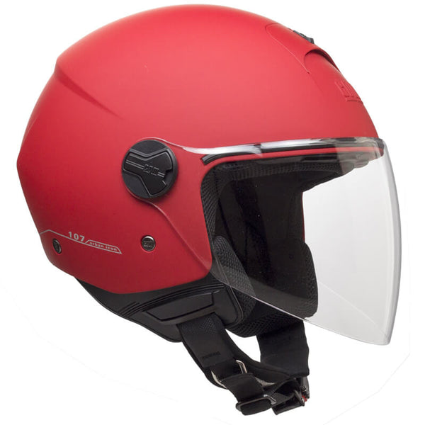 Casco Jet per Scooter Visiera Lunga CGM Florence 107A Rosso Opaco online