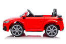 Macchina Elettrica per Bambini 12V Audi TT RS Roadster Rossa-2