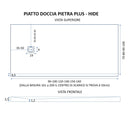 Piatto Doccia in Pietra 100x170 cm Bonussi Canton Sabbia-5