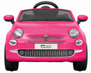 Macchina Elettrica per Bambini 12V Fiat 500 Rosa-7