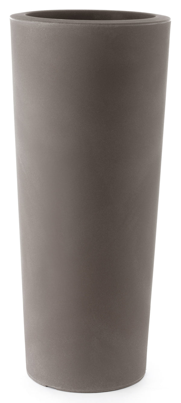 Vaso Ø45x110 cm in Polietilene Schio Cono 110 Cappuccino online