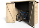 Casetta Box da Giardino per Bici e Secchi Differenziata 1,93x0,98m Senza Pavimento in Legno Abete 12mm Bike Box-4