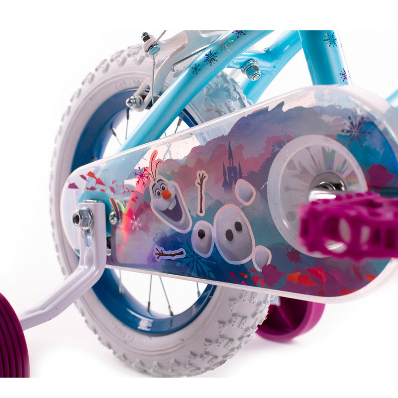 Bicicletta per Bambina 12” 2 Freni con Licenza Disney Frozen Azzurra-3