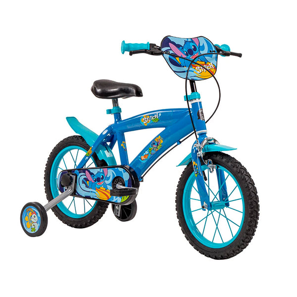 prezzo Bicicletta per Bambino 14” 2 Freni con Licenza Disney Stitch Blu