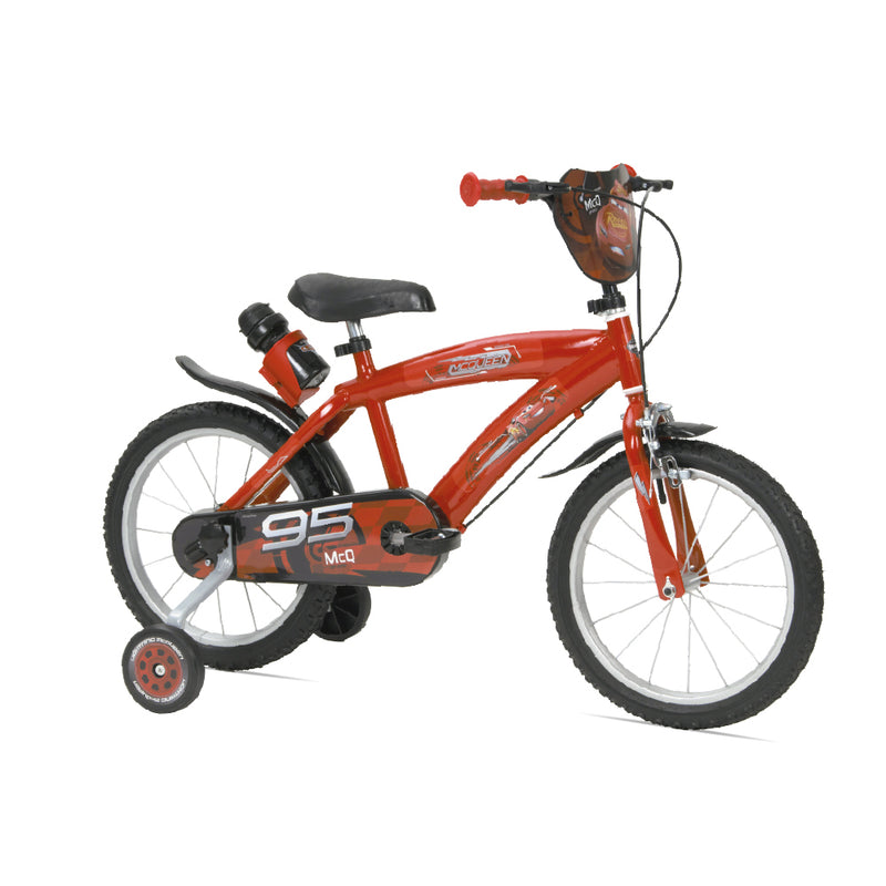 Bicicletta per Bambino 16’’ Freni Caliper con Licenza Disney Cars -1