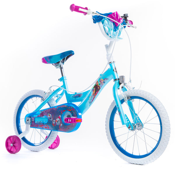Bicicletta per Bambina 16” 2 Freni con Licenza Disney Frozen Azzurra prezzo