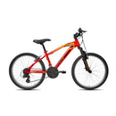 Bicicletta MTB Ragazzo 24” 18 Velocità Progress Giallo o Nero o Rosso-4