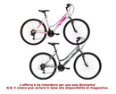 Bicicletta MTB Ragazza 26” 18 Velocità Grace Bianco o Titanio-4