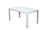 Tavolo da Giardino 140x80x72 cm in Polipropilene Bianco