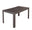 Tavolo da Giardino 140x80x72 cm in Polipropilene Marrone