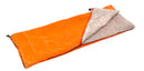 Sacco a Pelo Singolo 190x75 cm in Poliestere Arancione-1