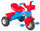 Triciclo per Bambini 51x64x49 cm con Pedali e Cestino Blu e Rosso