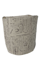 Cestone Home Bag Writings Ø40x45 cm Cotone-1
