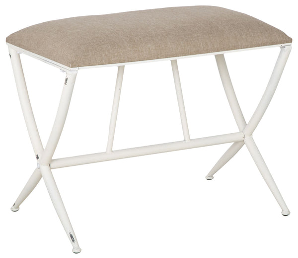 Panca Sarajevo in Ferro 60x37,5x50 cm in Ferro e Spugna e Lino prezzo