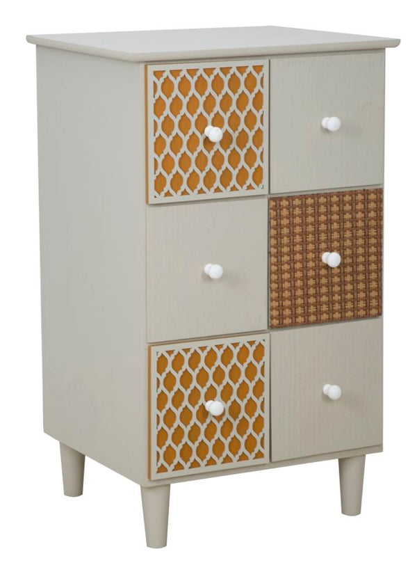 sconto Cassettiera 6 Cassetti Aunt 43,5x38x71,5 cm MDF