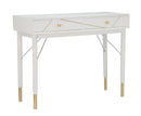 Console Luxy 100x40x79 cm in Legno e MDF e in Ferro Bianco e Oro-1