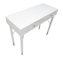 Console Luxy 100x40x79 cm in Legno e MDF e in Ferro Bianco e Oro-4