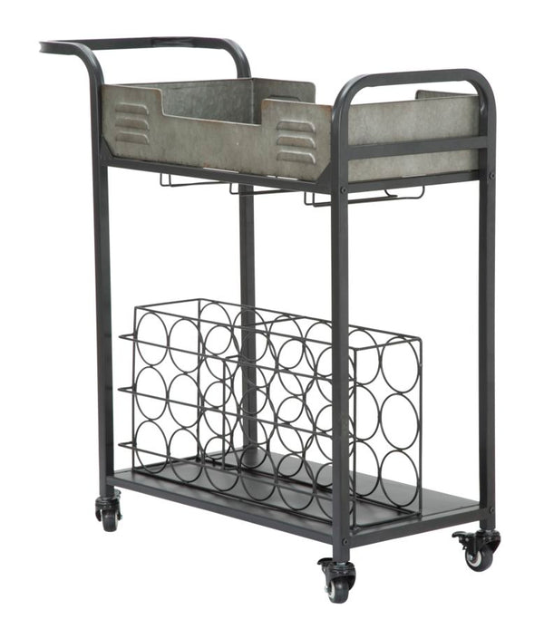 prezzo Carrello Industry Plus 81,5x35x86 cm in Ferro Nero e Grigio