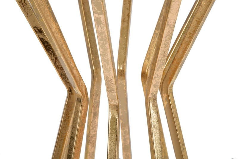 Porta Telefono Stick Glam Ø38x80 cm in Ferro Oro-3