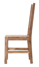 Set 2 Sedie 45x45x100 cm in Legno di Acacia Mumbai Marrone-4