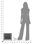 Porta Giornali Dark 37x22x30 cm in Ferro Nero-8