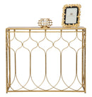 Consolle Arab 96,5x41x78 cm in Ferro Oro-8