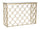 Console Arc 120x40x80,5 cm in Ferro MDF e Vetro Oro e Multicolor