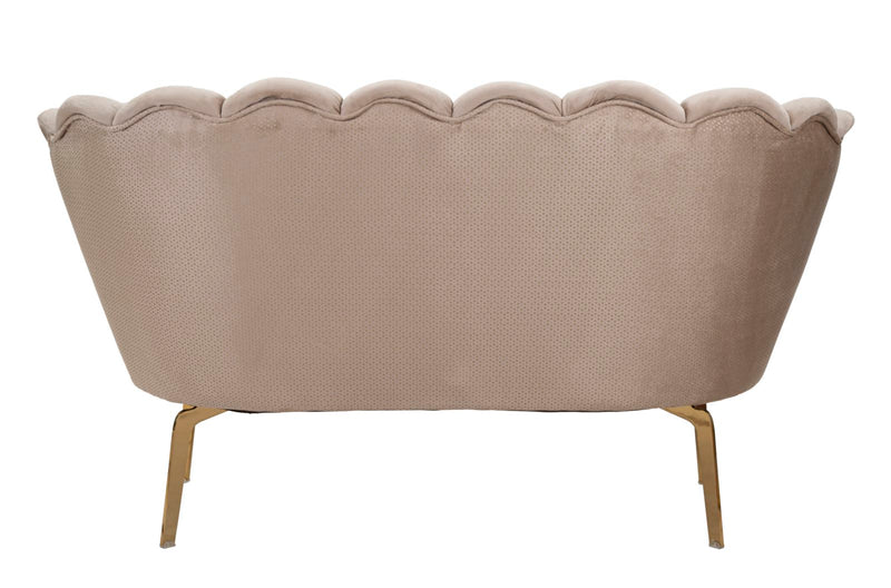 Divano 2 Posti 136x76x78 cm in Tessuto Imbottito-7