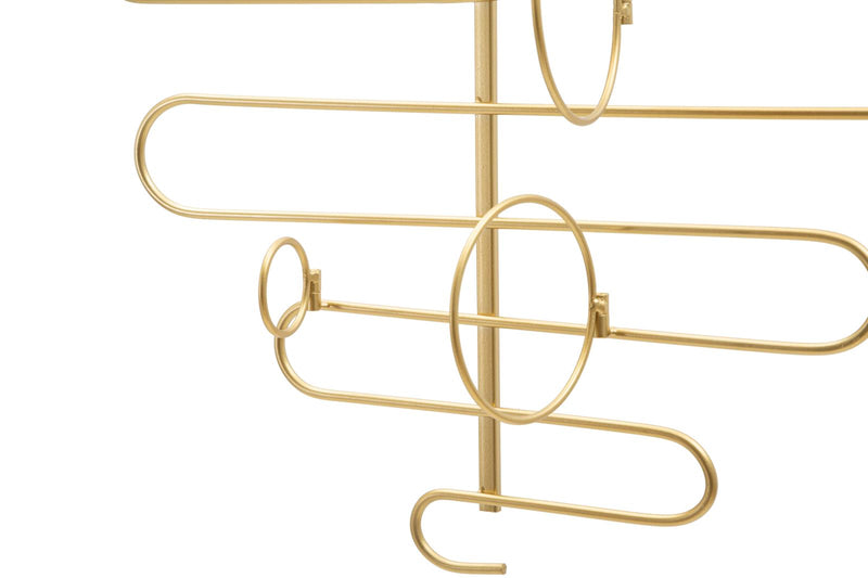 Portabottiglie da Muro 53x13x72 cm in Metallo-3