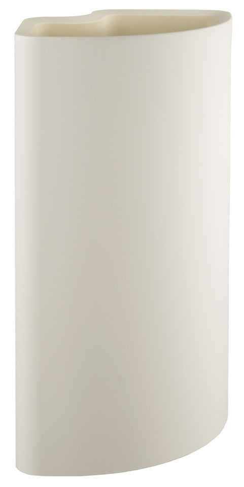 Vaso 39x39x77cm da Esterno in Polietilene Tulli Corner Outdoor Essential 80 Bianco sconto