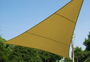 Tenda a Vela Ombreggiante Triangolare 500x500x500 cm in Poliestere 160 Gr/Mq Bauer Ecrù-1