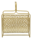 Porta Giornali Glam 37x22x44,5 cm in Ferro Oro-2