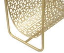 Porta Giornali Glam 37x22x44,5 cm in Ferro Oro-5