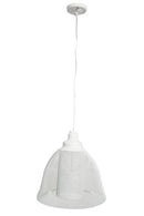 Paralume da Soffitto Net Ø31x33 cm Metallo Bianco-4