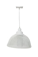 Paralume da Soffitto Net Ø37x28 cm Metallo Bianco-1