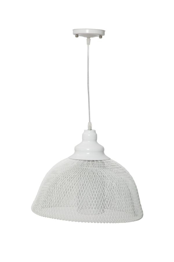 online Paralume da Soffitto Net Ø37x28 cm Metallo Bianco