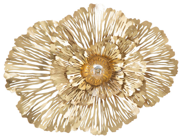 Lampada da Muro Ibis 79x12x60 cm in Ferro Oro sconto