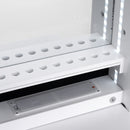 Armadio Portagioie e Trucchi con Specchio e Illuminazione LED Automatica Bianco 30x146x36 cm -8