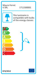 Lampada da Terra Circly Ø35x171 cm in Ferro PVC e Tessuto Oro e Nero-10